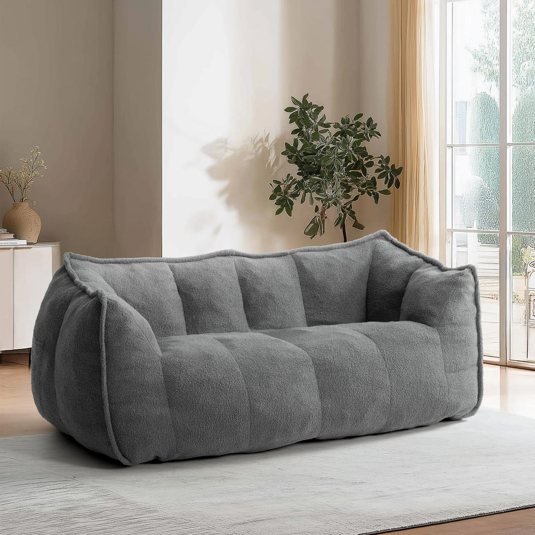 Pamapic 2-Seat Big Bean Bag Chairs for Dorm Room & Bedroom