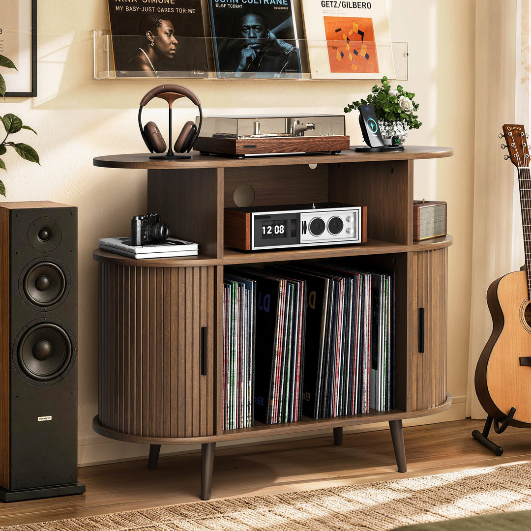 Round Record Player Stand Assembly Guidance