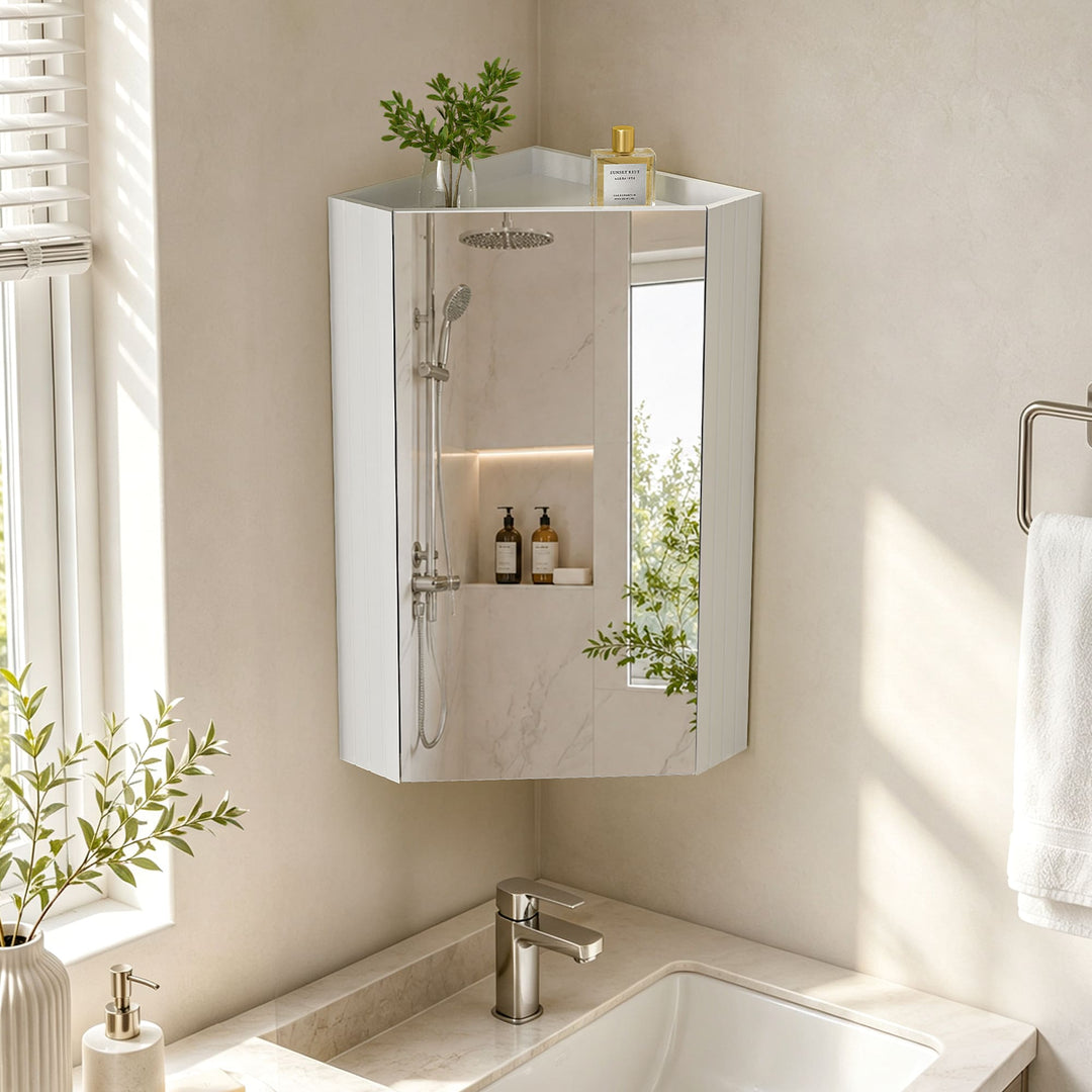 Corner Mirror Cabinet Assembly Guidance