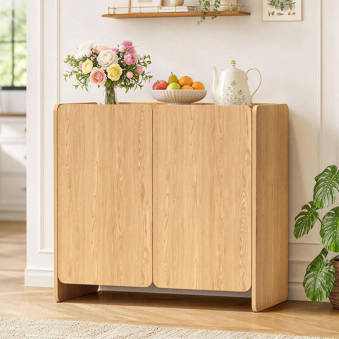Storage Cabinet With Handle-free Design Assembly Guidance
