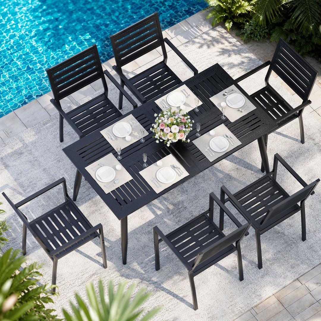 Corex HDPE Iron Frame Dining Set Assembly Guidance
