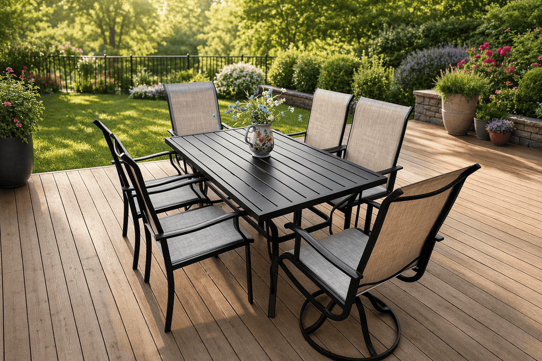 Pamapic Lume Textilene Outdoor Dining Set