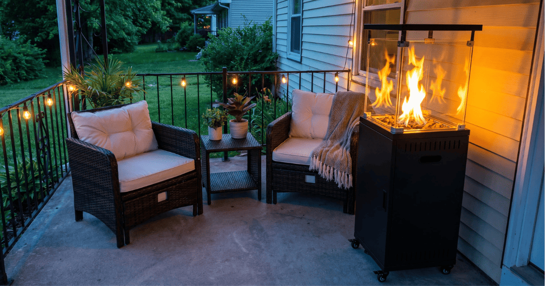 How long will a 20 lb propane tank last in a patio heater?