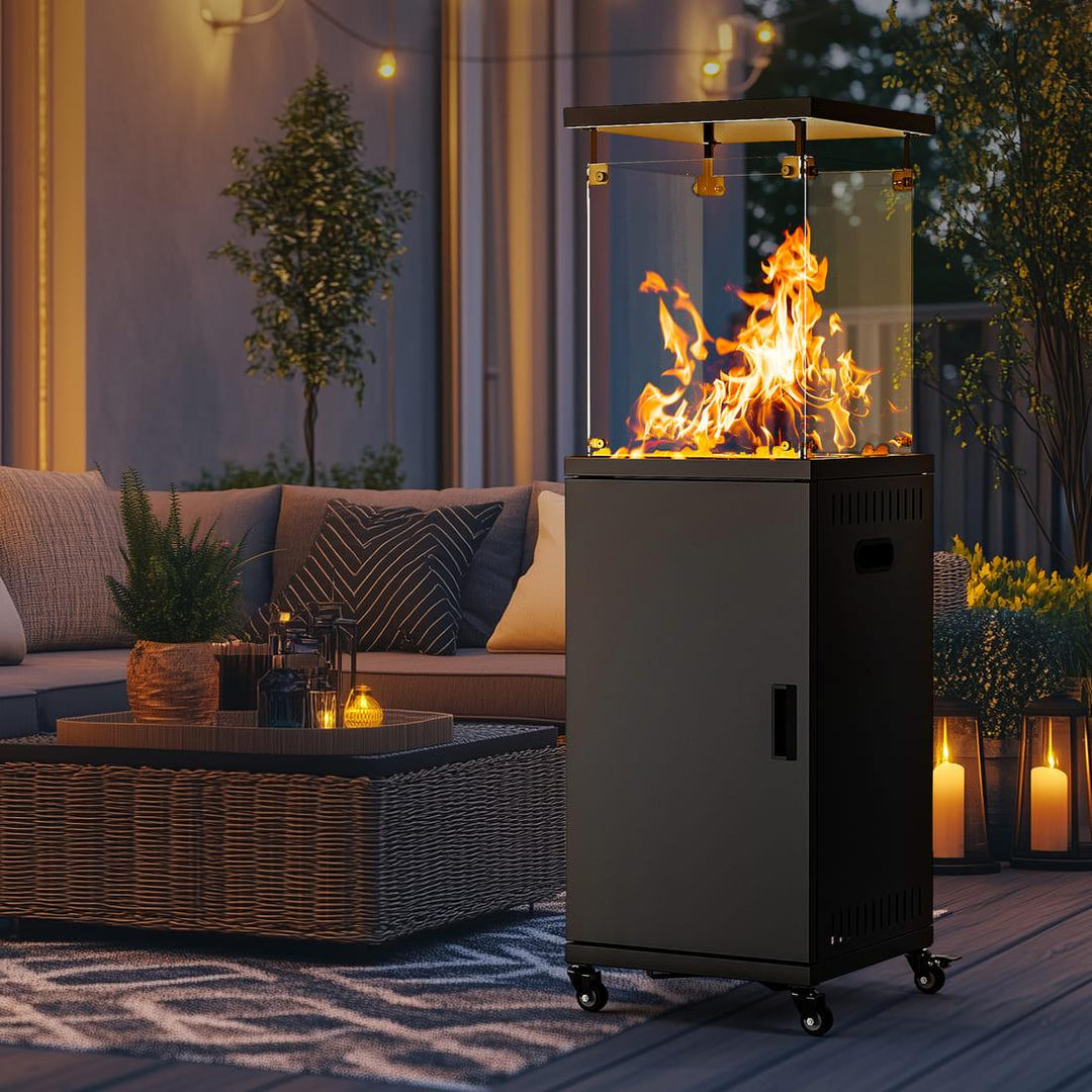 How long will a 20 lb propane tank last in a patio heater?