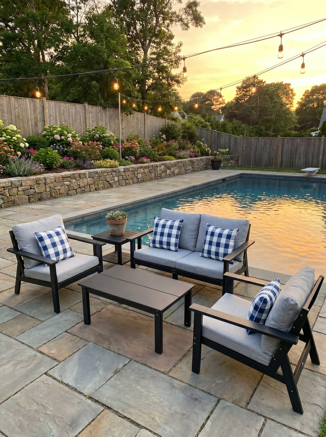 PAMAPIC outdoor sofas collection for backyard seating
