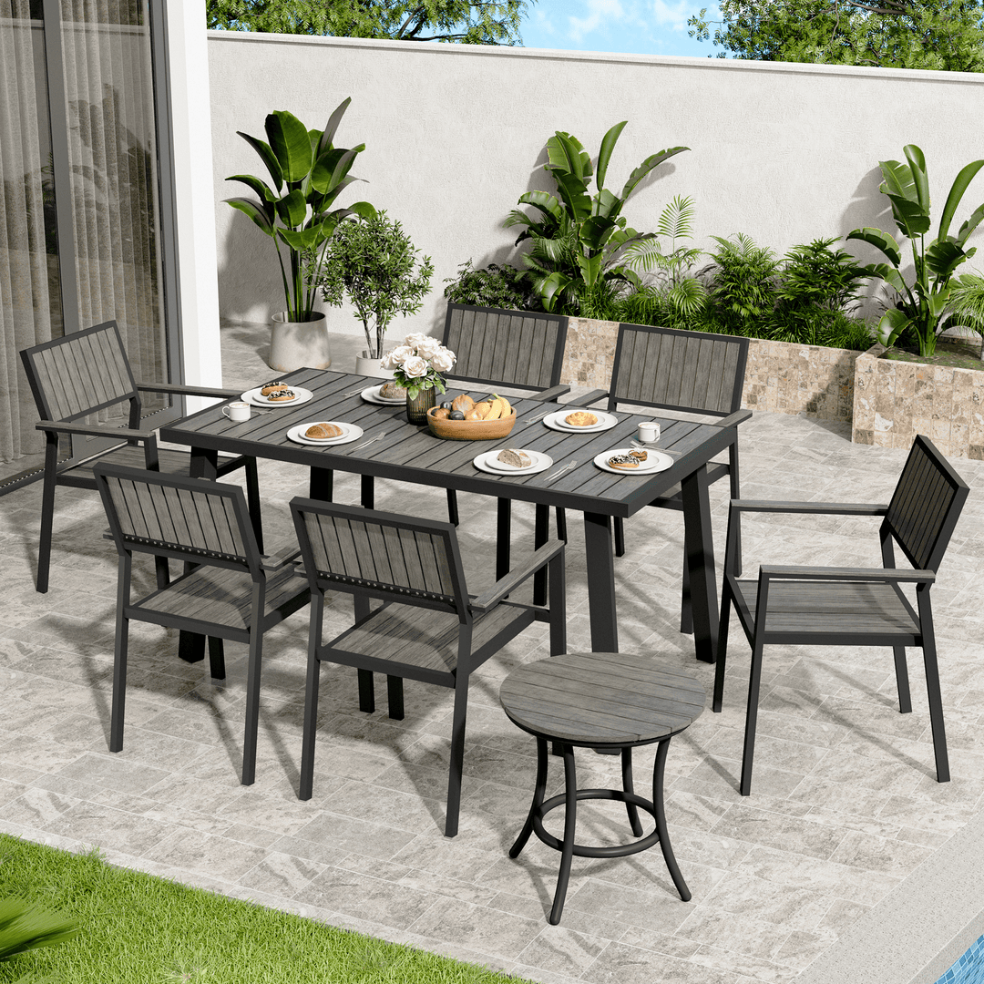 Grain Outdoor Dining Set, 8-Piece
