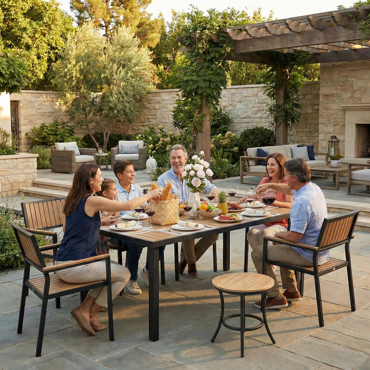 Grain Outdoor Dining Set, 8-Piece