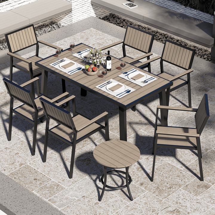 Grain Outdoor Dining Set, 8-Piece