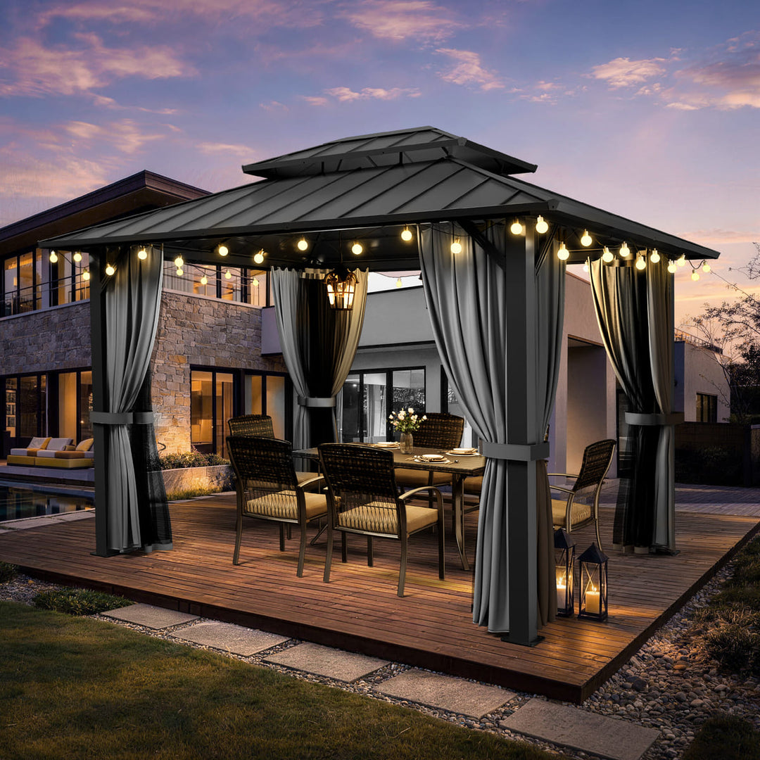 Aera Permanent 10'x12' Hardtop Gazebo