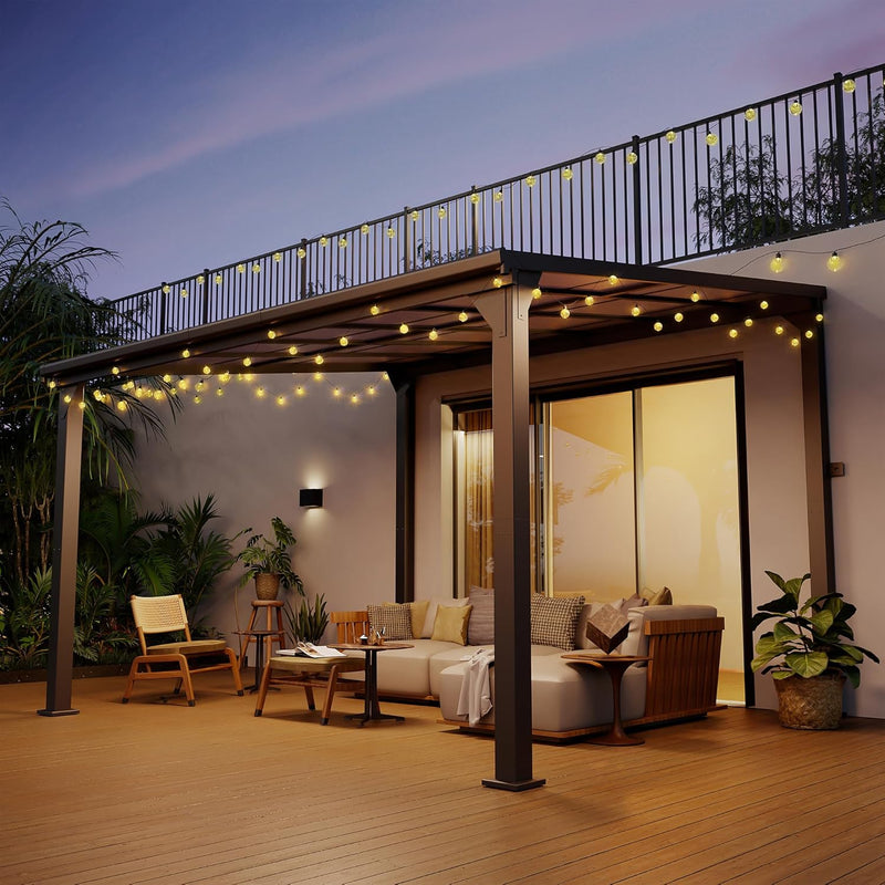 Lean to gazebo