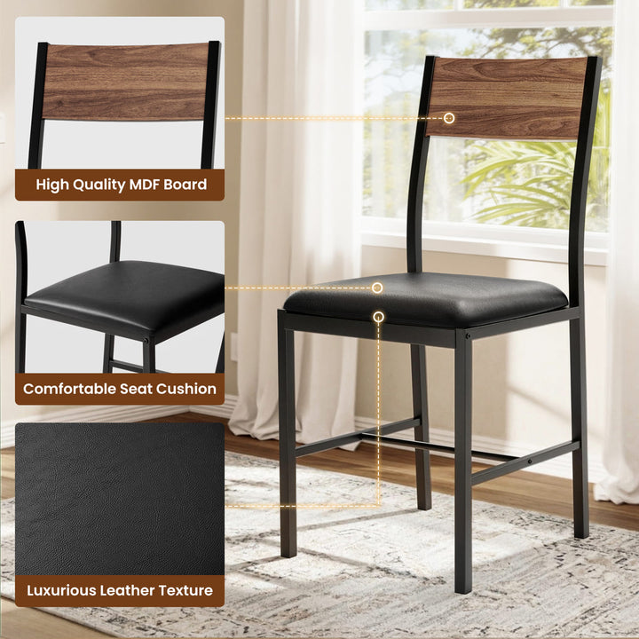 Indoor Cross-Pedestal Round Dining Set, 7-Piece