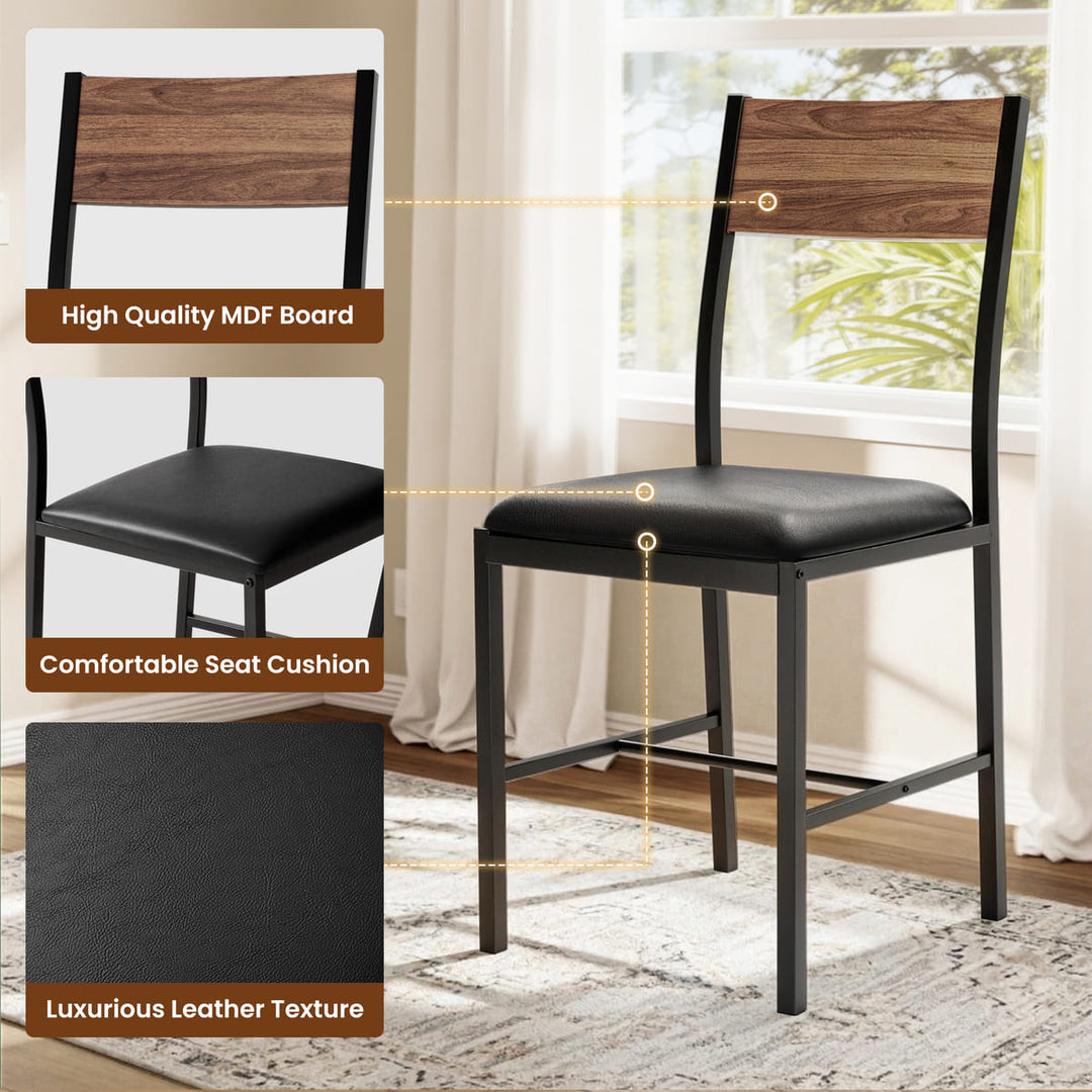Indoor Cross-Pedestal Round Dining Set, 7-Piece