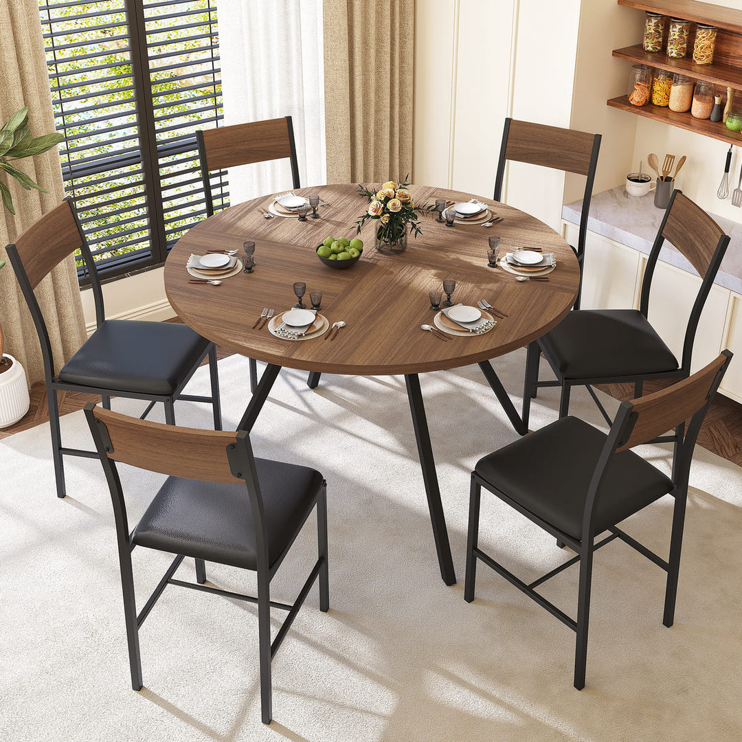 Indoor Round Dining Set, 7-Piece