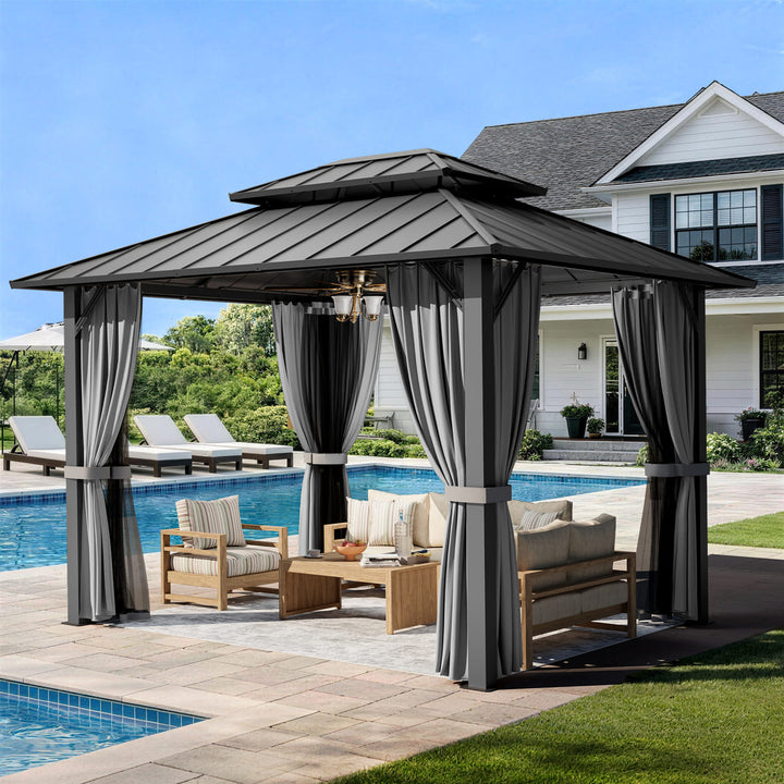 Aera Permanent 10'x12' Hardtop Gazebo