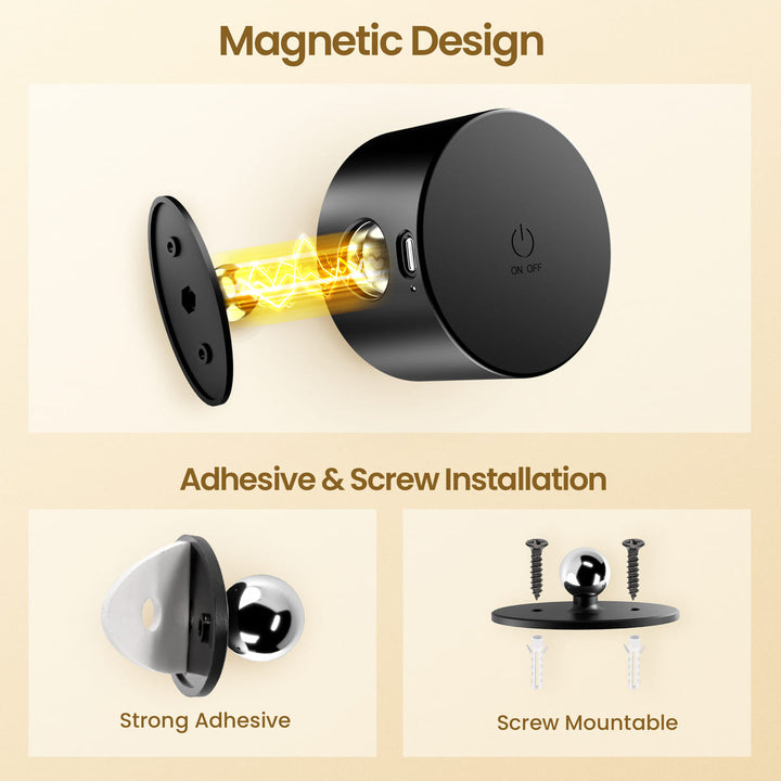Rechargeable Magnetic LED Wall Sconce