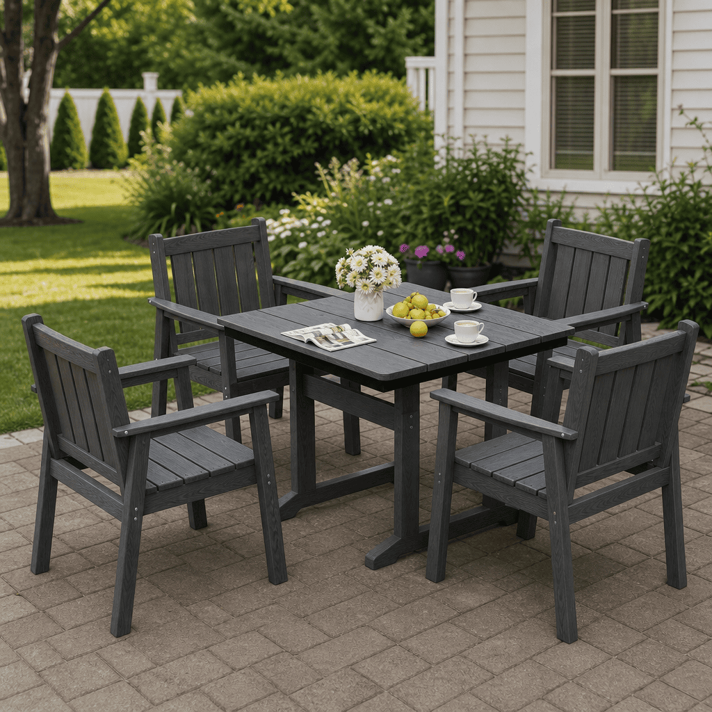 HDPE Outdoor Furniture | 5-Piece | Pamapic