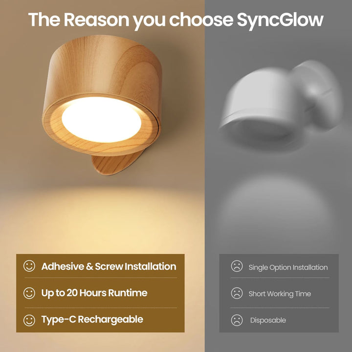Rechargeable Magnetic LED Wall Sconce