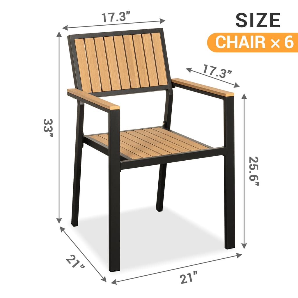 Grain Outdoor Dining Set, 8-Piece