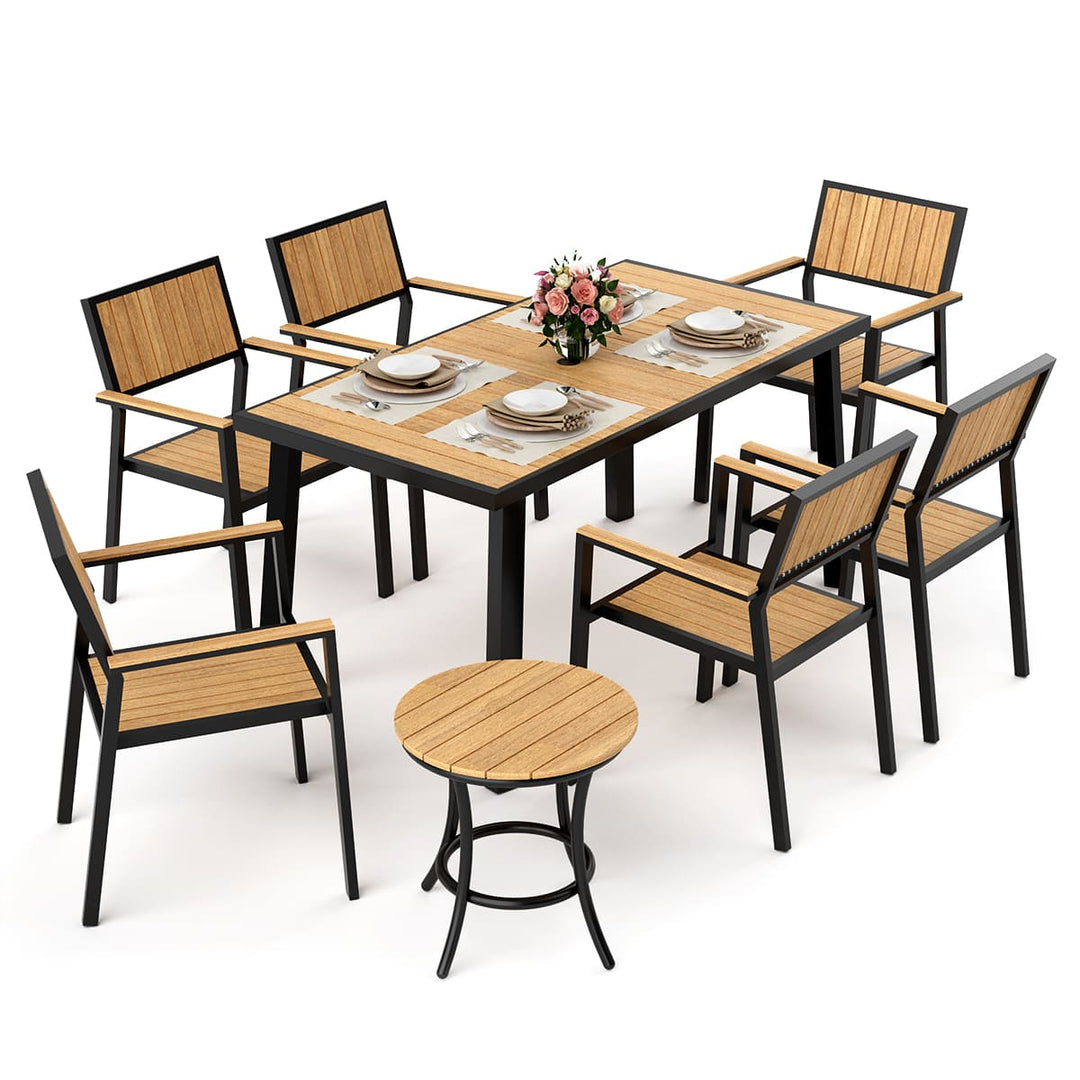 Grain Outdoor Dining Set, 8-Piece
