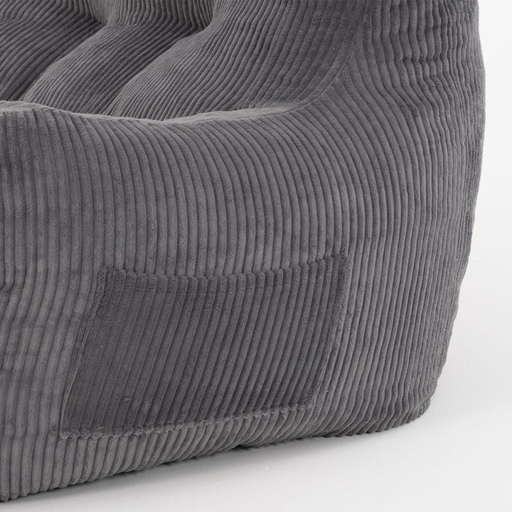 Pamapic 2-Seat Structured Big Bean Bag Chairs for Adult