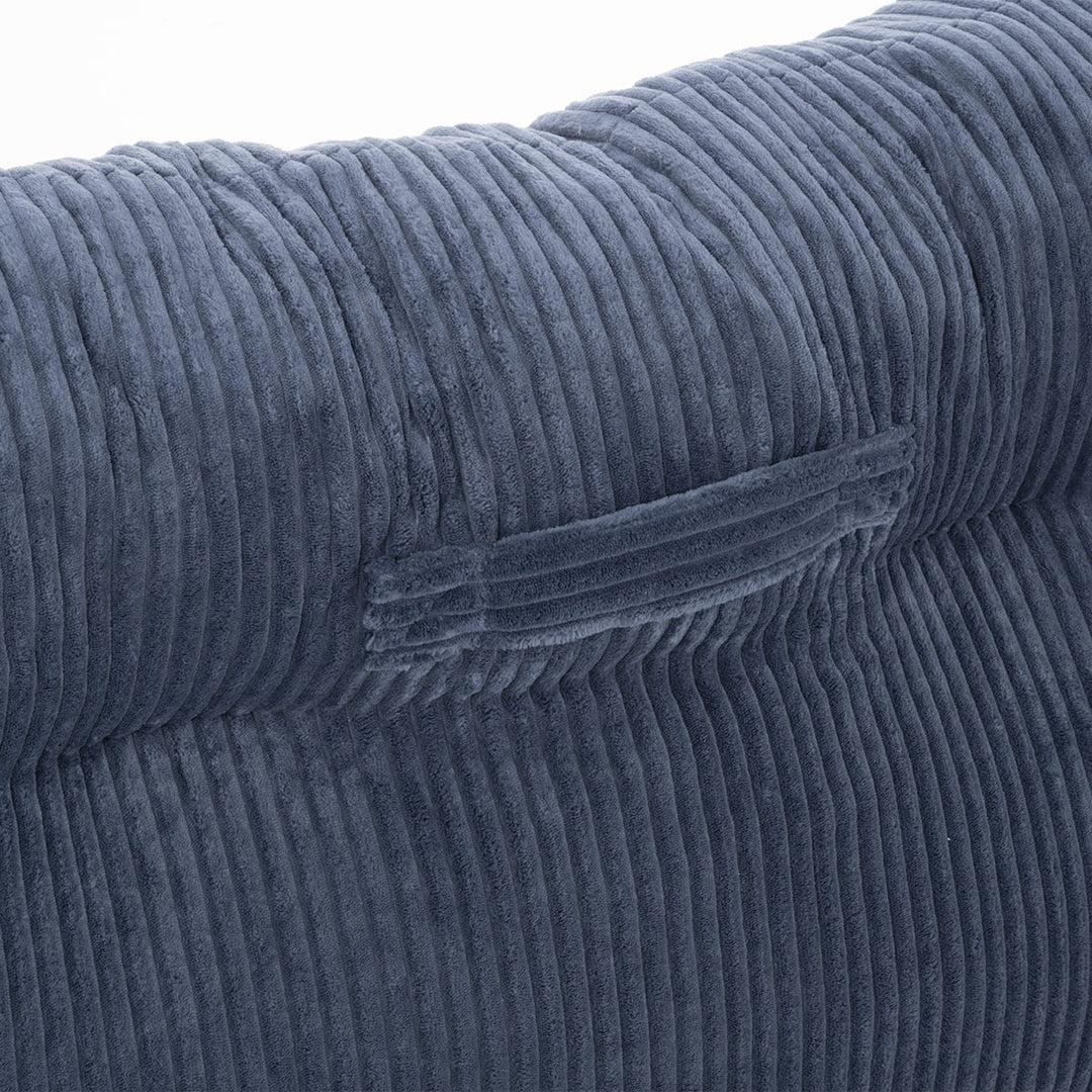 Pamapic 2-Seat Structured Big Bean Bag Chairs for Adult
