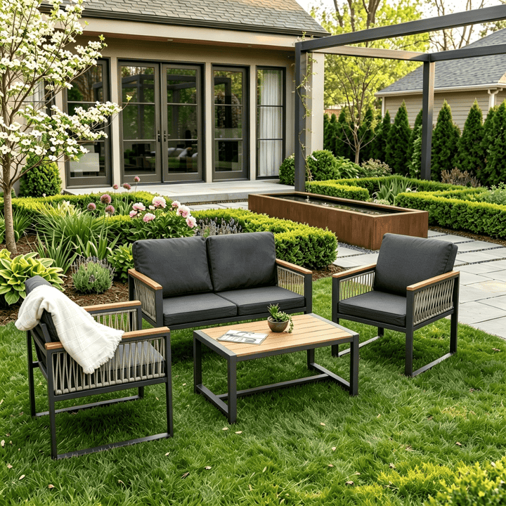 Aluminum Patio Conversation Sets | Outdoor Sofa | Pamapic Aluminum Patio Conversation Sets | Outdoor Sofa | Pamapic