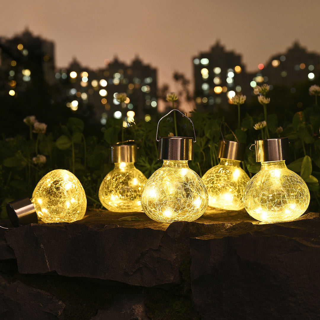 Golden Bloom Solar Light