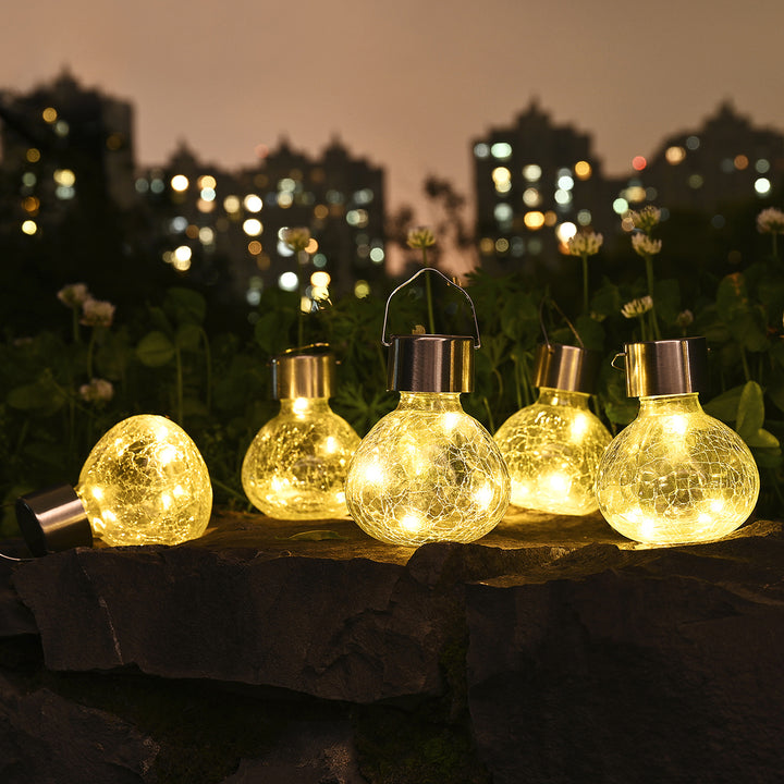 Golden Bloom Solar Light
