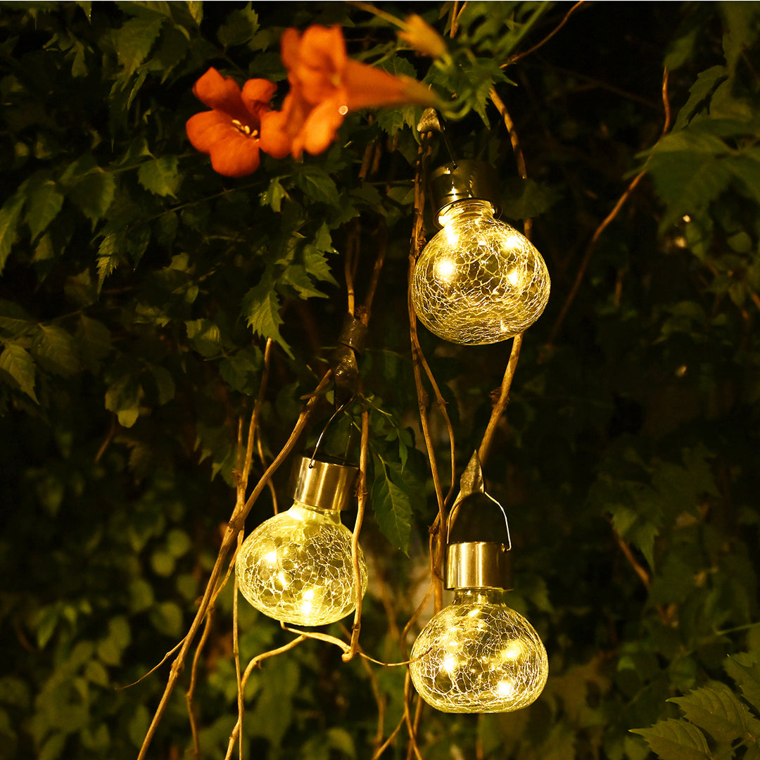 Golden Bloom Solar Light