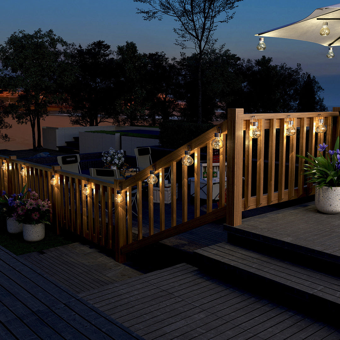 Golden Bloom Solar Light