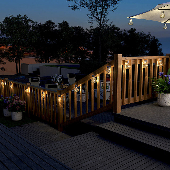 Golden Bloom Solar Light