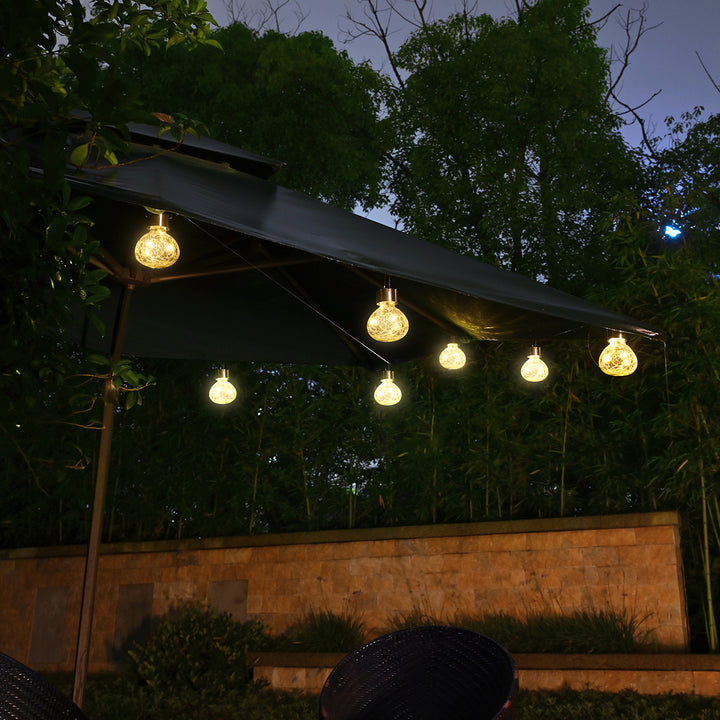 Golden Bloom Solar Light