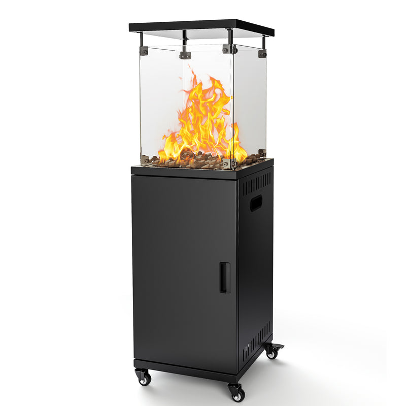 Pamapic Propane Fire Pit Square Table