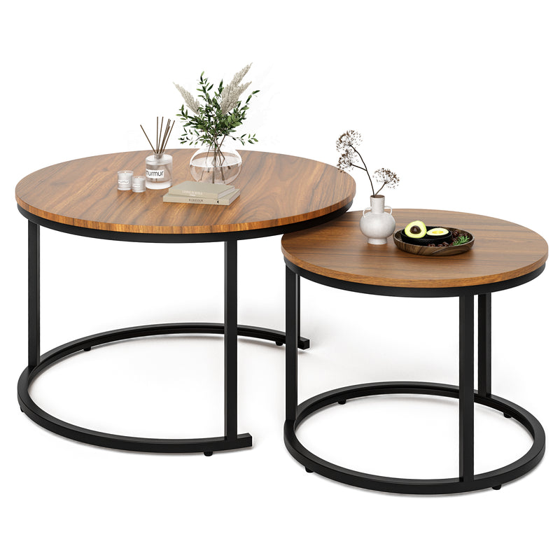 Pamapic 27.5" Nesting Coffee Table