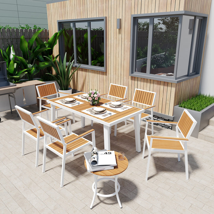 Grain Outdoor Dining Set, 8-Piece