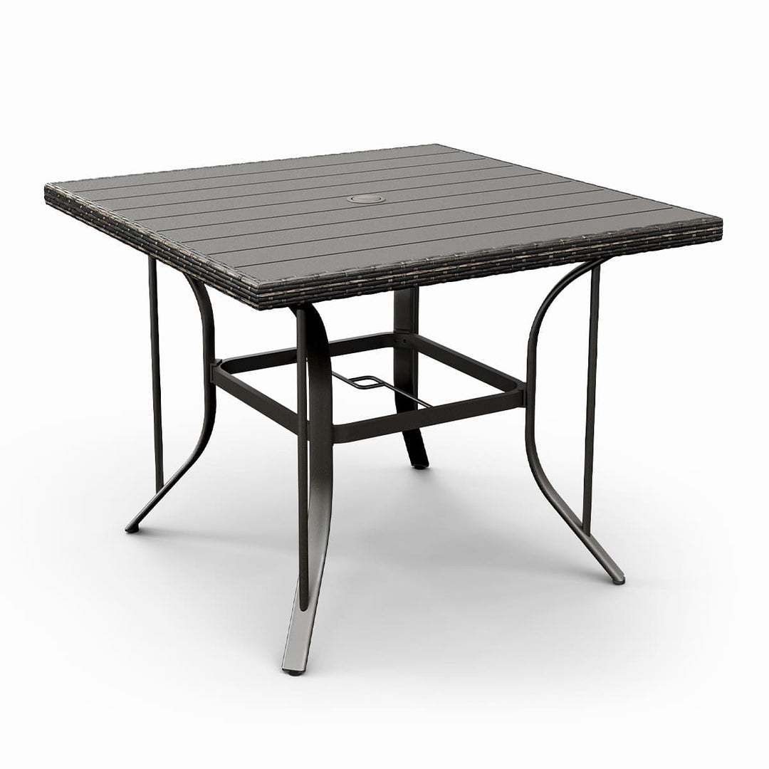 Weave Outdoor Dining Set, 5-Piece, Full Swivel