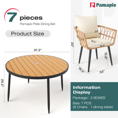 Pamapic Round Dining Table