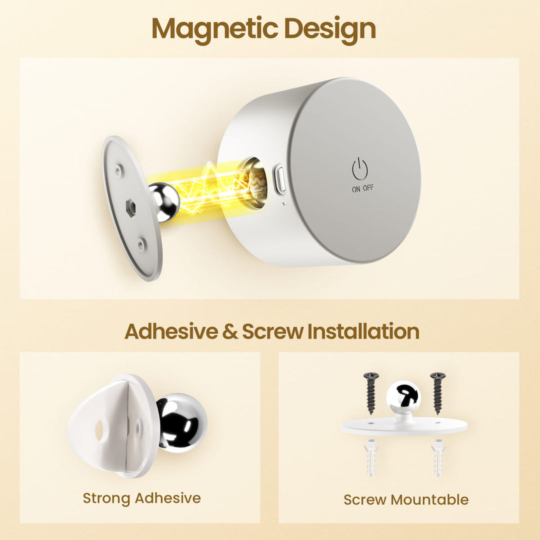 Rechargeable Magnetic LED Wall Sconce