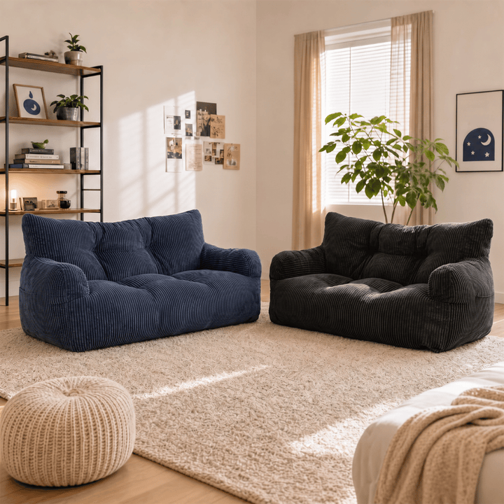 Double Comfort Duo, 2 pcs Pro Bean Bag Sofa