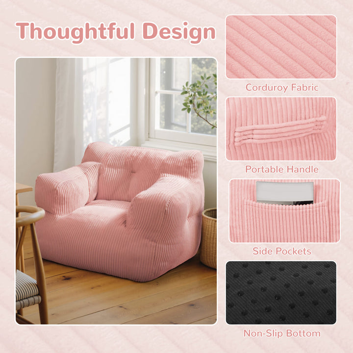 Pamapic Adult Bean Bag Chair for House Comfy