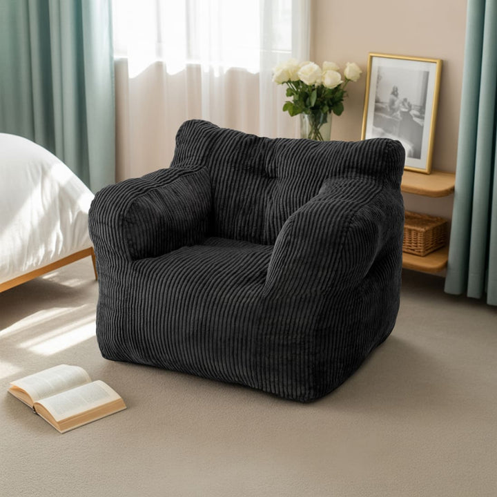 Pamapic Adults Big Bean Bag Chairs with Armrests for Living Room, Bedroom & Dorm