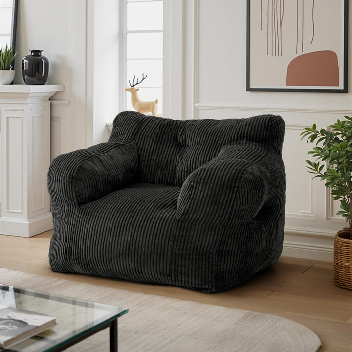Pamapic Adults Big Bean Bag Chairs with Armrests for Living Room, Bedroom & Dorm