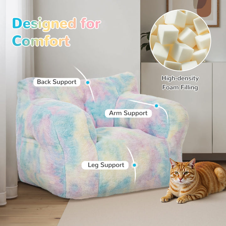 Pamapic Adults Big Bean Bag Chairs with Armrests for Living Room, Bedroom & Dorm