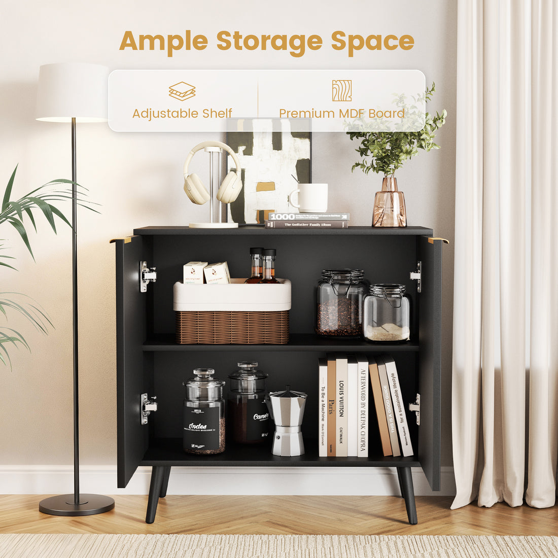 Fluted Sideboard & Buffet Cabinets | Pamapic