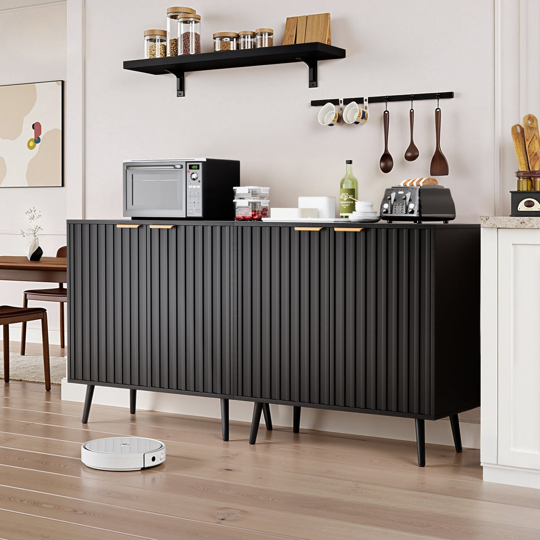 Fluted Sideboard & Buffet Cabinets | Pamapic