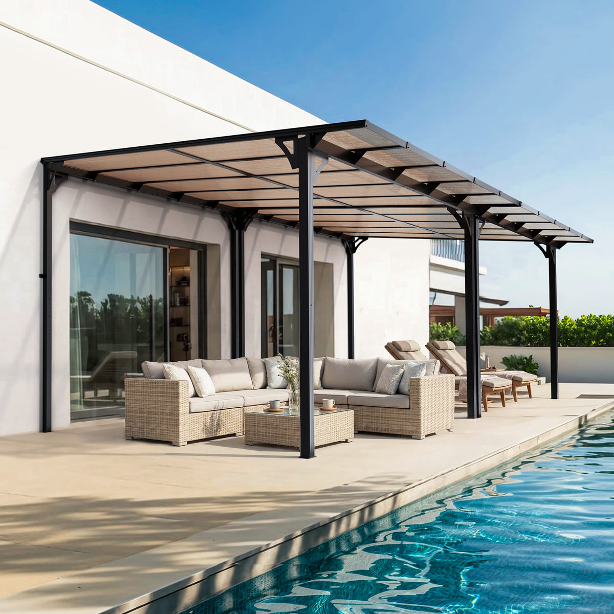 Aera Lean To Patio Gazebo – Pamapic