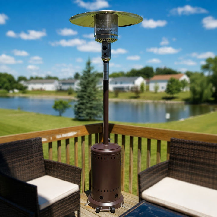 Pyra Propane Patio Heater with Wheels, 48,000 BTU