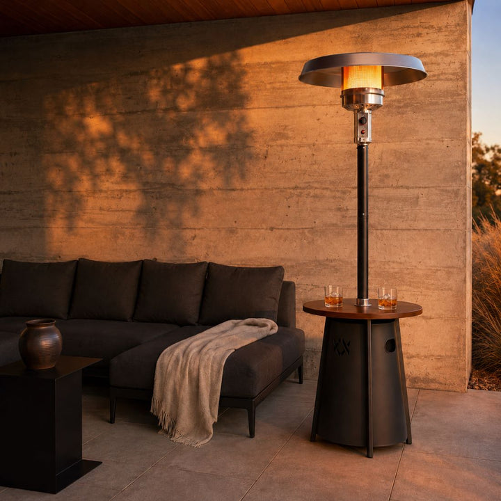 Pyra Propane Patio Heater 50,000 BTU, Round Table, CSA Certified