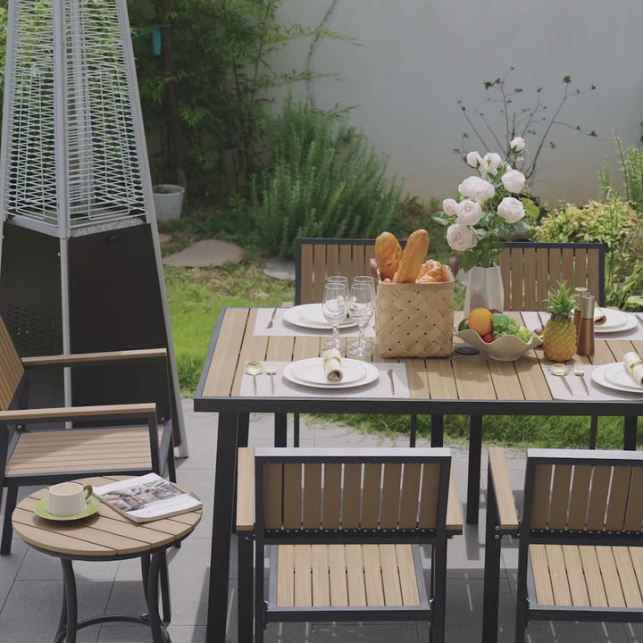 Grain Outdoor Dining Set, 8-Piece