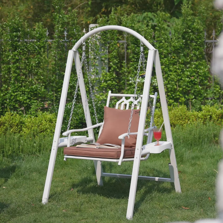 Forge Porch Swing Chair, 1-Seat